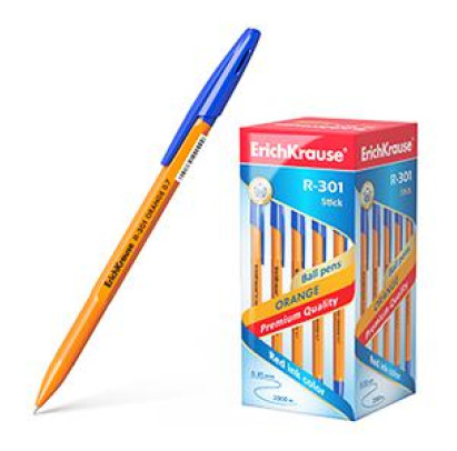 Pildspalva lodišu R-301 Orange Stick, ErichKrause, zila