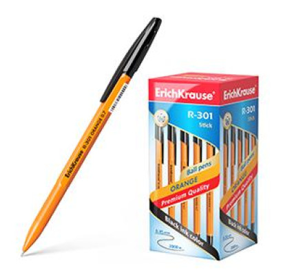 Pildspalva lodīšu R-301 Orange Stick melna