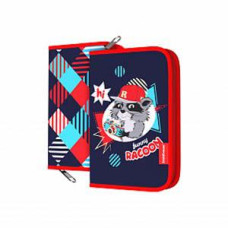 Penālis 135x205x30mm Funny Racoon (tukšs),