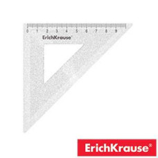 Trīsstūris 45*/9cm Glitter caurspīdīgs,