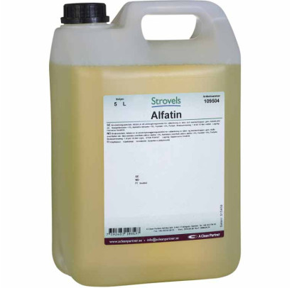 Tīrīšanas līdzeklis visām koka virsmām, ALFATIN, Ph-9.5, (5L)