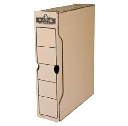 Arhīva kārba A4/80x260x325mm Fellowes, no brūna