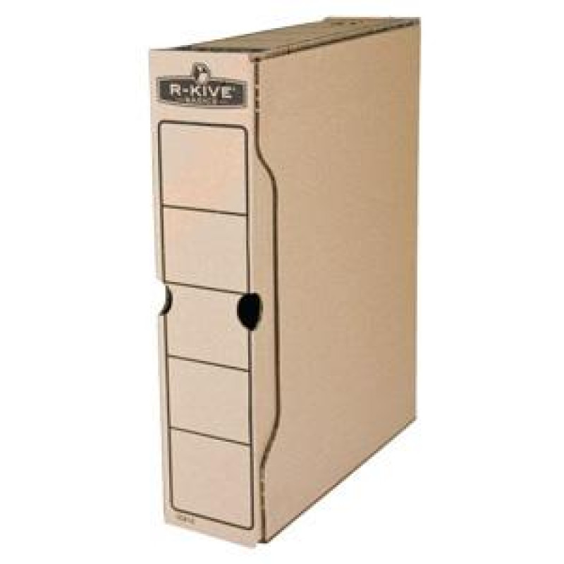 Arhīva kārba A4/80x260x325mm Fellowes, no brūna