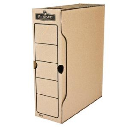 Arhīva kārba A4/100x260x325mm Fellowes, no brūna