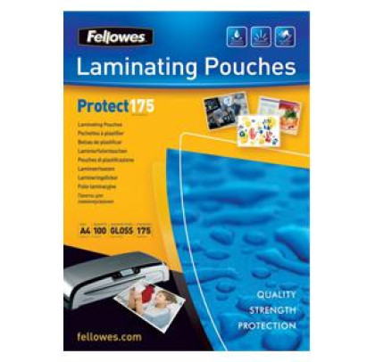 Laminēšanas kabatas A3, 175mikr. 100gab. glancētas, Fellowes