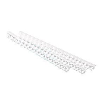 Spirāles dokumentu iesiešanai, plastmasas, 22 mm, 180 lap., baltas, 50 gab., Fellowes