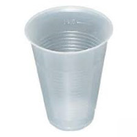 Plastmasas glāzes 200ml, caurspīdīgas, PP, iepakojumā 100gab. (30iep/kastē)