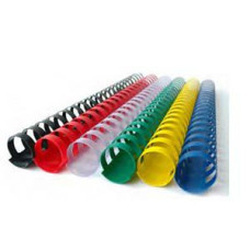 Plastmasas spirāle, 10MM, 65lpp, zila