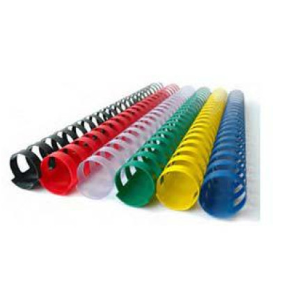 Spirāle dokumentu iesiešanai, plastmasas, 22 mm, 210 lap., ziloņkaula, 1 gab., Forpus