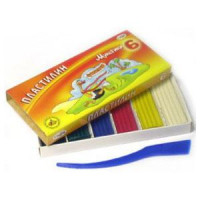 Plastilīns Gamma MULTENES 6 krāsas