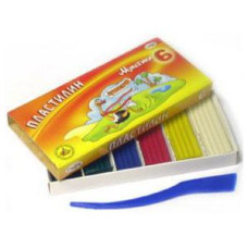 Plastilīns Gamma MULTENES 6 krāsas