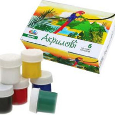 Akrila krāsas 6 krāsas x 20ml, UA Gamma