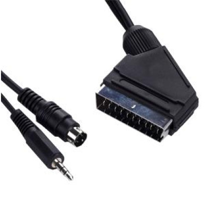 Kabelis SCART/S-Video+Audio 3m. Gembird CCV-4444