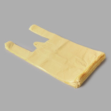 Iepakojuma maisi ar rokturiem, 25+12 x 45cm, 12mik, dzeltenie, (100gab), svars-0,327kg
