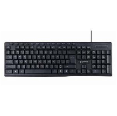 Tastatūra KB-UM-107 Multimedia USB ENG melna