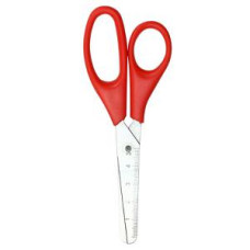 Šķēres bērnu 13cm GR-1502, ar lineālu