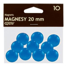 Magnēti 20 mm, zila krāsa PL
