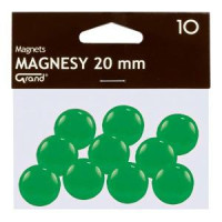 Magnēti 20 mm, zaļa krāsa PL