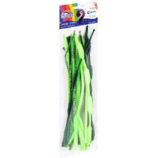 Pūkainas stieples 30 cm, zaļie toņi Fiorello
