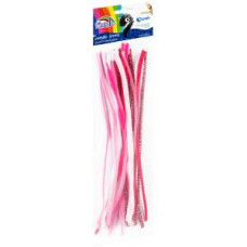 Pūkainas stieples 30 cm, rozā krāsas toņi Fiorello
