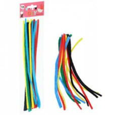 Pūkainas stieples 30 cm asorti 25 gab.Fandy