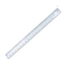 Lineāls Grand caurspīdīgs 50cm