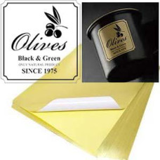 Pašlīmejošs PET Vinil A4 20lap Gloss Gold 80mk