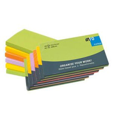 Līmlapiņas 125x75mm INFO Spring asorti 6gab x