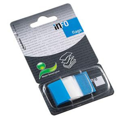 *Indeksi INFO 25x43mm zili, 50 gab.
