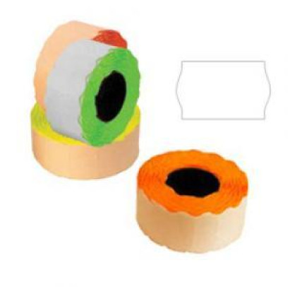 Marķēšanas lente 26 x 16mm, balta, 1000 uzlīmes rullī