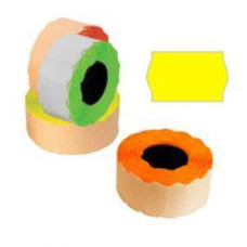 Marķēšanas lente 26x16mm dzeltena, 1000 uzl./rul.