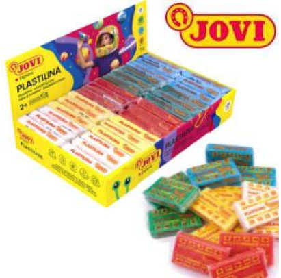 Plastilīns JOVI 70B 5 krāsas, 30 gab.x50gr