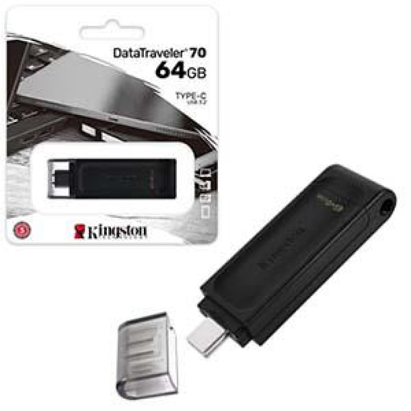 Atmiņa 64GB USB-C 3.2 DataTravel 70 Kingston
