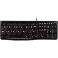 Tastatūra K120 USB ENG melna Logitech