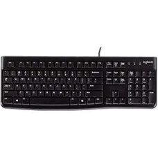 Tastatūra K120 USB ENG melna Logitech