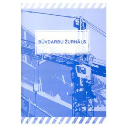 Būvdarbu žurnāls A4/124lpp.