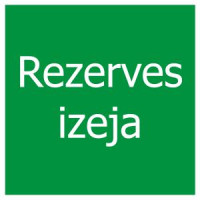Uzlīme "Rezerves izeja" 100x100mm