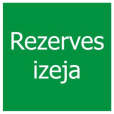 Uzlīme "Rezerves izeja" 100x100mm