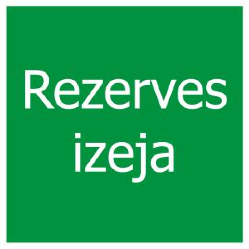 Uzlīme "Rezerves izeja" 100x100mm