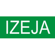 Uzlīme "Izeja" 80x200mm