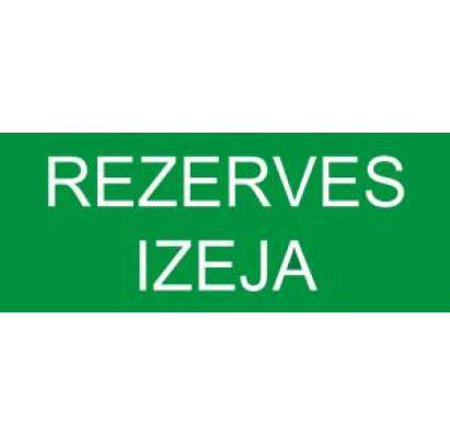 Uzlīme "Rezerves izeja" 80x200mm