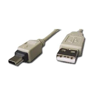 *Kabelis USB A/M - Mini USB5P/M  retract.
