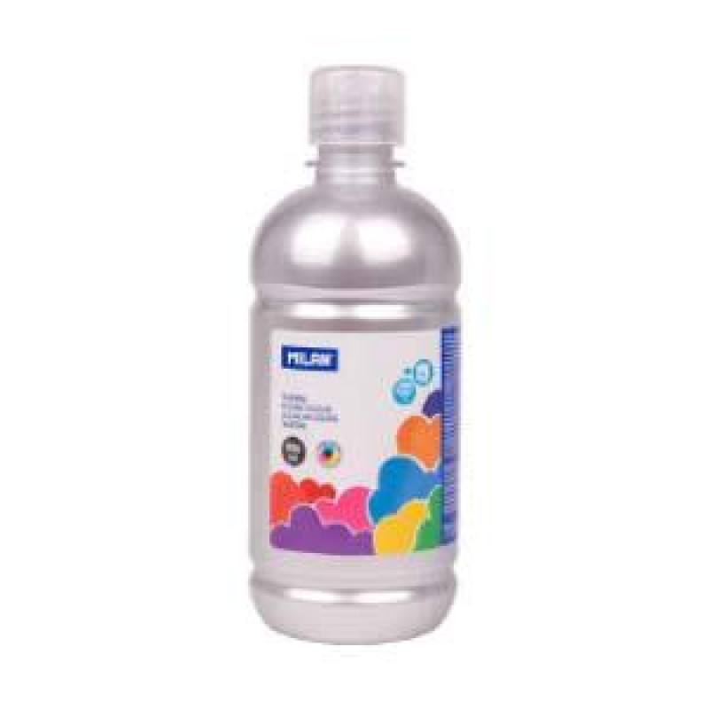 Guaša 500 ml. sudraba krāsa MILAN