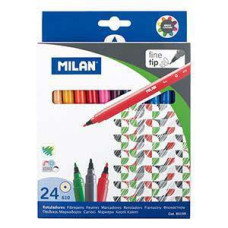 Flomasteri MILAN, 24 krāsas