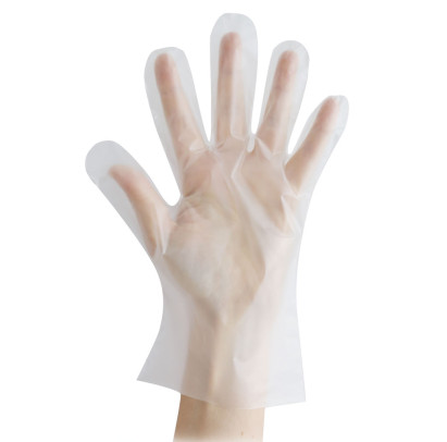TPE cimdi ALLFOOD THERMOSOFT, balti, L izmērs, 200gab