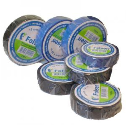 FOLSEN Izolācijas lente 15 mm x 10 m, pelēka