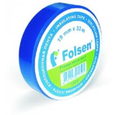 FOLSEN Izolācijas lente 15 mm x 10 m, zila