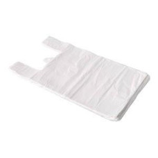 Maisiņi ar rokturiem HDPE 30x18x55 mm 17 mik, 100 gab