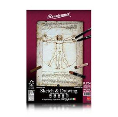 *Albums Sketch&Drawing R704 A5 60lap 90g