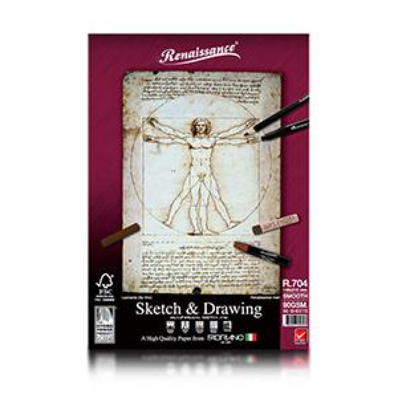*Albums Sketch&Drawing R704 A5 60lap 90g